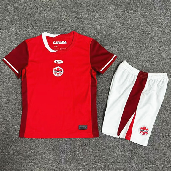 2024 Canada Home Kids Soccer Jersey