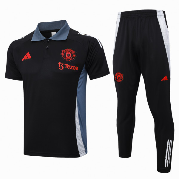 24-25 Man Utd High Quality Polo Tracksuit