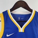 2023 Warriors CURRY #30 Blue Top Quality Hot Pressing Kids NBA Jersey