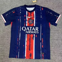 24-25 PSG Blue Red Special Edition Fans Soccer Jersey