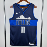 Dallas Mavericks IRVING #11 Royal blue Top Quality Hot Pressing NBA Jersey