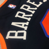 22-23 KNICKS BARRETT #9 Black Top Quality Hot Pressing NBA Jersey (Trapeze Edition)