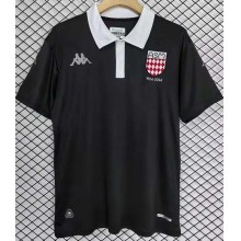 24-25 Monaco Black 100th Anniversary Fans Soccer Jersey