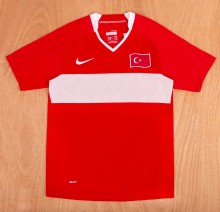 2008 Turkey Home Retro Soccer Jersey