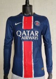 24-25 PSG Home Long sleeves Player Version Soccer Jersey