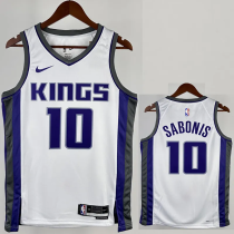 22-23 KINGS SABONIS #10 White Home Top Quality Hot Pressing NBA Jersey(V领) 22-23 KINGS SABONIS #10 White Home Top Quality Hot Pressing NBA Jersey(V领)