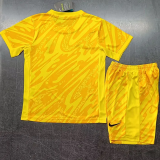 24-25 TOT Yellow GoalKeeper Kids Soccer Jersey