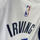 2023 Dallas Mavericks IRVING#11 White Home Top Quality Hot Pressing Kids NBA Jersey