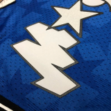 2001 Magic MCGRADY #01 Blue Retro Top Quality Hot Pressing NBA Jersey