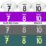 24-25 RMA Third Long sleeves Soccer Jersey