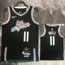 22-23 Clippers WALL #11 Black City Edition Top Quality Hot Pressing NBA Jersey 22-23 Clippers WALL #11 Black City Edition Top Quality Hot Pressing NBA Jersey