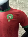 24-25 Morocco Home Player Version Soccer Jersey