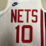 22-23 Nets SIMMONS #10 White Top Quality Hot Pressing NBA Jersey (Retro Logo)