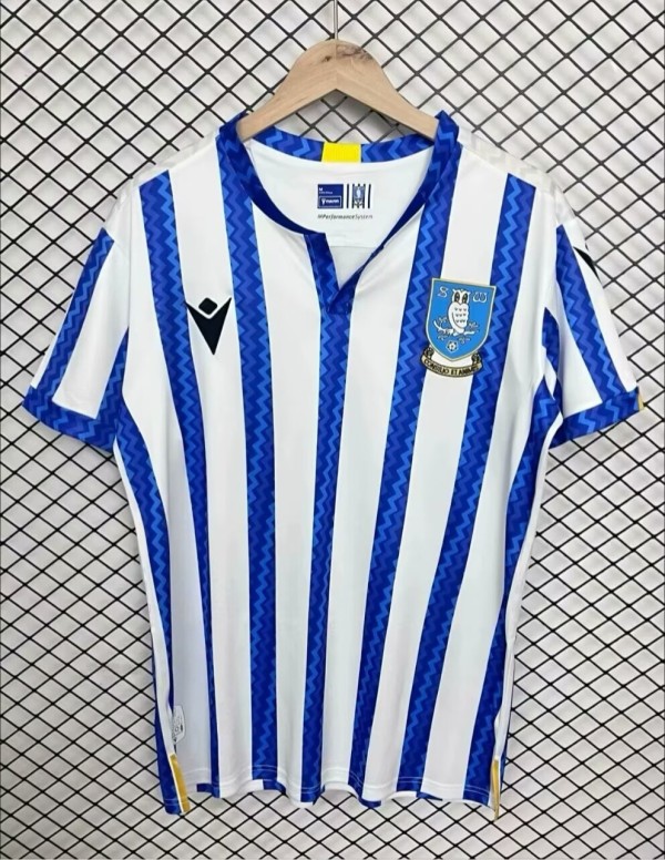 24-25 Sheffield Wednesday Home Fans Soccer Jersey