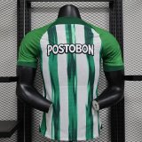 24-25 Atletico Nacional Home Player Version Soccer Jersey