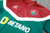 23-24 Fluminense High Quality Half Pull Tracksuit