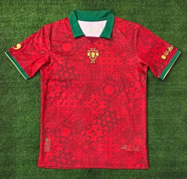 24-25 Portugal Comma Red Special Edition Fans Soccer Jersey