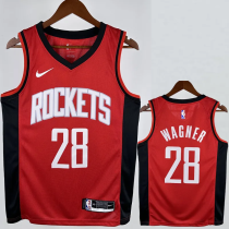22-23 ROCKETS WAGNER #28 Red Away Top Quality Hot Pressing NBA Jersey 22-23 ROCKETS WAGNER #28 Red Away Top Quality Hot Pressing NBA Jersey