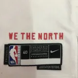 22-23 Raptors BARNES #4 White Top Quality Hot Pressing NBA Jersey