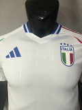 2024 Italy European Cup Away Player Version Soccer Jersey