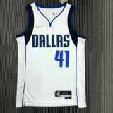 21-22 Dallas NOWITZKI #41 White 75th Anniversary Top Quality Hot Pressing NBA Jersey