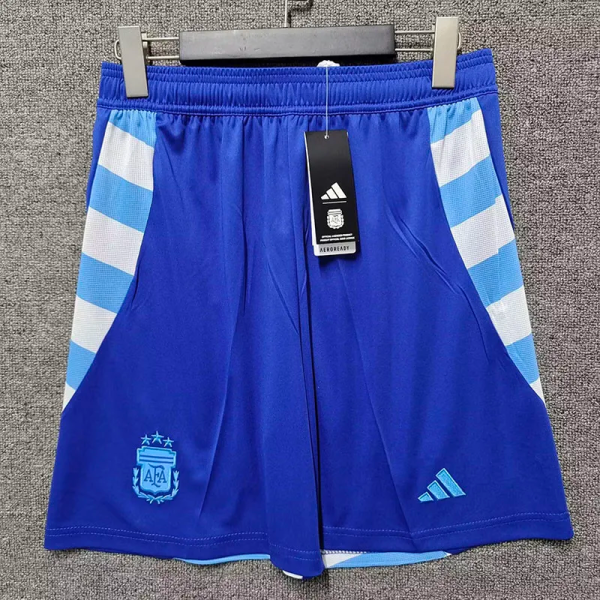 24-25 Argentina Away White Shorts Pants