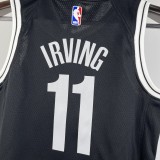 2023 NETS IRVING #11 Black Top Quality Hot Pressing Kids NBA Jersey