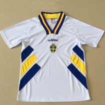 1994-1996 Sweden White Retro Soccer Jersey 1994-1996 Sweden White Retro Soccer Jersey