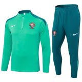 24-25 Portugal High Quality Half Pull Tracksuit 