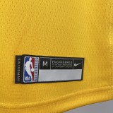 2023 LAKERS JAMES #6 Yellow Top Quality Hot Pressing Kids NBA Jersey