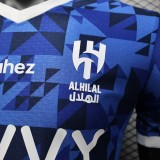 24-25 Al-Hilal Saudi Home Player Version Soccer Jersey带广告版