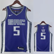 23-24 KINGS FOX #5 Purple Away Top Quality Hot Pressing NBA Jersey(V领) 23-24 KINGS FOX #5 Purple Away Top Quality Hot Pressing NBA Jersey(V领)