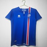 2016-2017 Iceland Home Retro Soccer Jersey