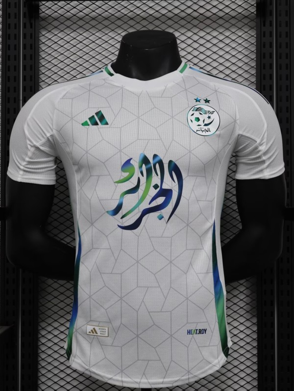 24-25 Algeria White Special Edition Player Version Soccer Jersey