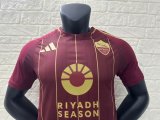 24-25 Roma Home Player Version Soccer Jersey