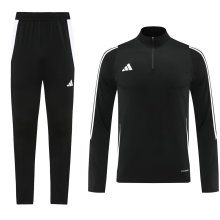 2024 AD Black Half Pull Tracksuit 