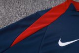 24-25 England High Quality Half Pull Tracksuit 