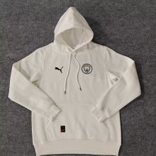 2024 Man City White Fleece Hoodie