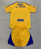 24-25 Tigres UANL Home Kids Soccer Jersey