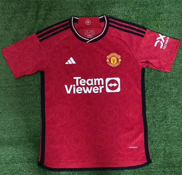 23-24 Man Utd Home 1:1 Fans Soccer Jersey