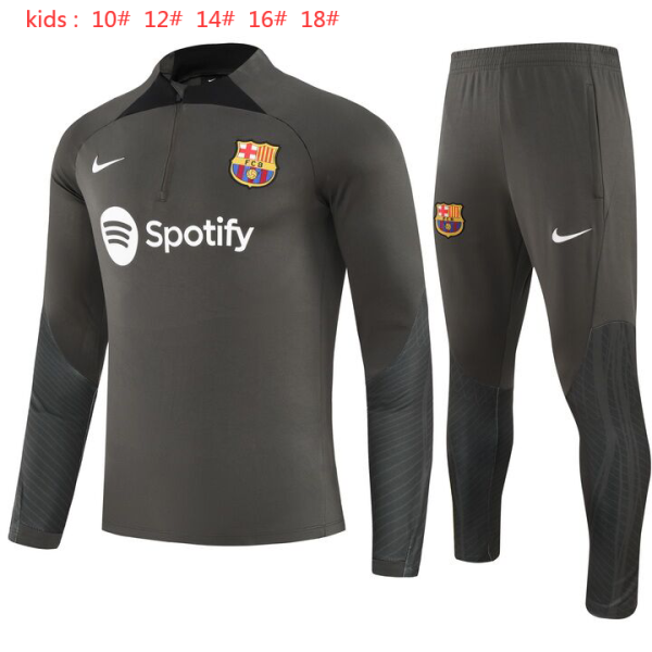 23-24 BAR High Quality Kids Half Pull Tracksuit