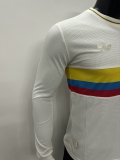 2024 Colombia 100th Anniversary Commemorative Edition Long Sleeve Player Soccer Jersey 长袖球员