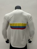 2024 Colombia 100th Anniversary Commemorative Edition Long Sleeve Player Soccer Jersey 长袖球员