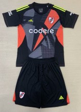 24-25 River Plate GoalKeeper Kids Soccer Jersey