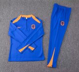 24-25 NetherIands High Quality Half Pull Tracksuit 