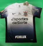 24-25 Corinthians Home Print All Sponsor Fans Soccer Jersey