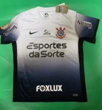 24-25 Corinthians Home Print All Sponsor Fans Soccer Jersey