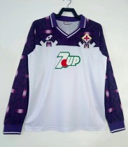 1992-1993 Fiorentina Away Retro Long Sleeve Soccer Jersey 1992-1993 Fiorentina Away Retro Long Sleeve Soccer Jersey