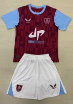 24-25 Burnley Home Kids Soccer Jersey