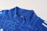 2024 AD Blue Half Pull Tracksuit 